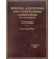 Mergers, Acquisitions and Other Business Combinations