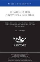 Strategies for Growing a Law Firm 2012