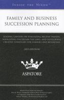 Family and Business Succession Planning, 2013