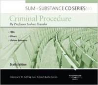 Sum and Substance Audio on Criminal Procedure
