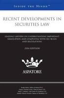 Recent Developments in Securities Law 2013