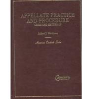 Cases and Materials on Appellate Practice and Procedure