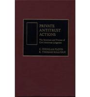 Private Antitrust Actions