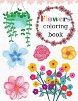 Flowers Coloring Book: World of Flowers, Activity Book With Flowers, 35 Inspiring And Beautiful Floral Designs, For Kids And Adults