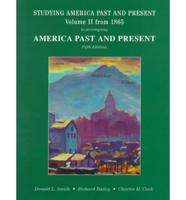 Study Guide Volume 2 for America Past and Present 5E