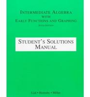 Intermediate Algebra With Early Graphs & Functions