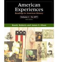 American Experiences