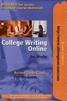 College Writing Online Student Access Code Card (for Website, Blackboard, and WebCT Versions)