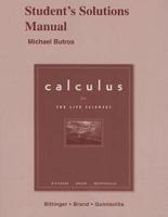 Student Solutions Manual for Calculus for the Life Sciences