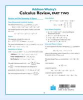 Addison-Wesley's Calculus Review, Part Two