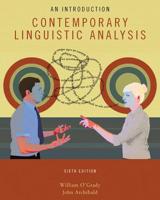 Contemporary Linguistic Analysis