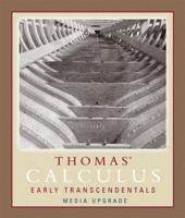 Thomas' Calculus, Early Transcendentals, Media Upgrade, Part One