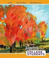Algebra for College Students Value Pack (Includes Algebra Review Study & Mymathlab/Mystatlab Student Access Kit )