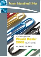 Starting Out With Visual Basic 2008