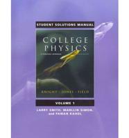 College Physics, Second Edition Vol. 1 Student Solutions Manual