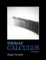Thomas' Calculus. Single Variable