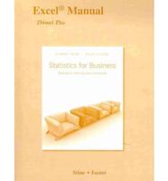 Excel Manual for Statistics for Business