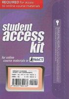 WebCT Student Access Kit for Environmental Science