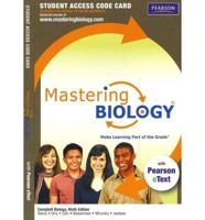 MasteringBiology With Pearson eText Student Access Code Card for Campbell Biology