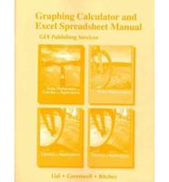 Graphing Calculator and Excel Spreadsheet Manual for Finite Mathematics and Calculus With Applications Series