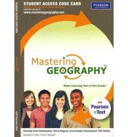 MasteringGeography With Pearson eText -- Standalone Access Card -- For Diversity Amid Globalization