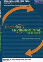 MasteringEnvironmentalScience" -- Standalone Access Card -- For Environment