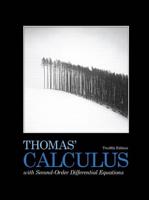 Thomas' Calculus With Second-Order Differential Equations