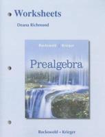 Worksheets for Prealgebra
