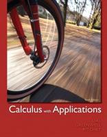 Calculus With Applications Plus MyMathLab With Pearson eText -- Access Card Package