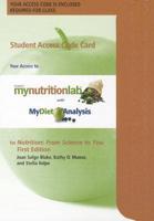 NEW MyNutritionLab Plus MyDietAnalysis With Pearson eText -- Standalone Access Card -- For Nutrition