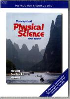 Instructor Resource DVD [To Accompany] Conceptual Physical Science, 5th Ed. [By] Hewitt, Suchocki, Hewitt