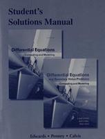 Student Solutions Manual for Differential Equations