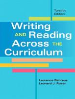 Writing and Reading Across the Curriculum Plus WritingLab With eText -- Access Card Package