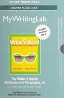 NEW MyLab Writing With Pearson eText -- Standalone Access Card -- For The Writer's World