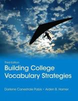 Building College Vocabulary Strategies Plus Mylab Reading -- Access Card Package