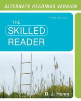 Skilled Reader, The, Alternate Edition With NEW MyReadingLab With eText -- Access Card Package