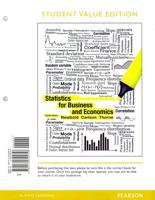 Statistics for Business and Economics, Student Value Edition Plus Mylab Statistics With Pearson Etext -- Access Card Package