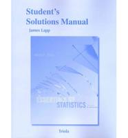 Essentials of Statistics, Fifth Edition. Student's Solutions Manual
