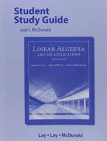 Linear Algebra and Its Applications, Fifth Edition. Student Study Guide