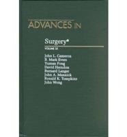 Advances in Surgery. Vol. 35