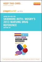 Mosby's 2013 Nursing Drug Reference Pageburst on Kno Retail Access Code