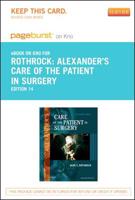 Alexander's Care of the Patient in Surgery - Pageburst E-book on Kno Retail Access Card