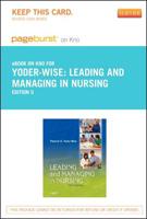 Leading and Managing in Nursing Pageburst on Kno Retail Access Code