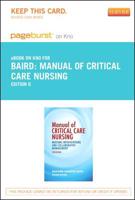 Manual of Critical Care Nursing Pageburst on Kno Retail Access Code