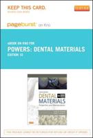 Dental Materials Pageburst on Kno Retail Access Code