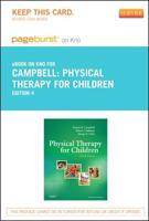 Physical Therapy for Children Pageburst on Kno Retail Access Code