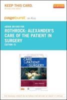 Alexander's Care of the Patient in Surgery Pageburst E-book on Kno