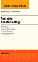 Pediatric Anesthesiology