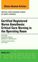 Certified Registered Nurse Anesthesia