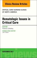 Hematologic Issues in Critical Care